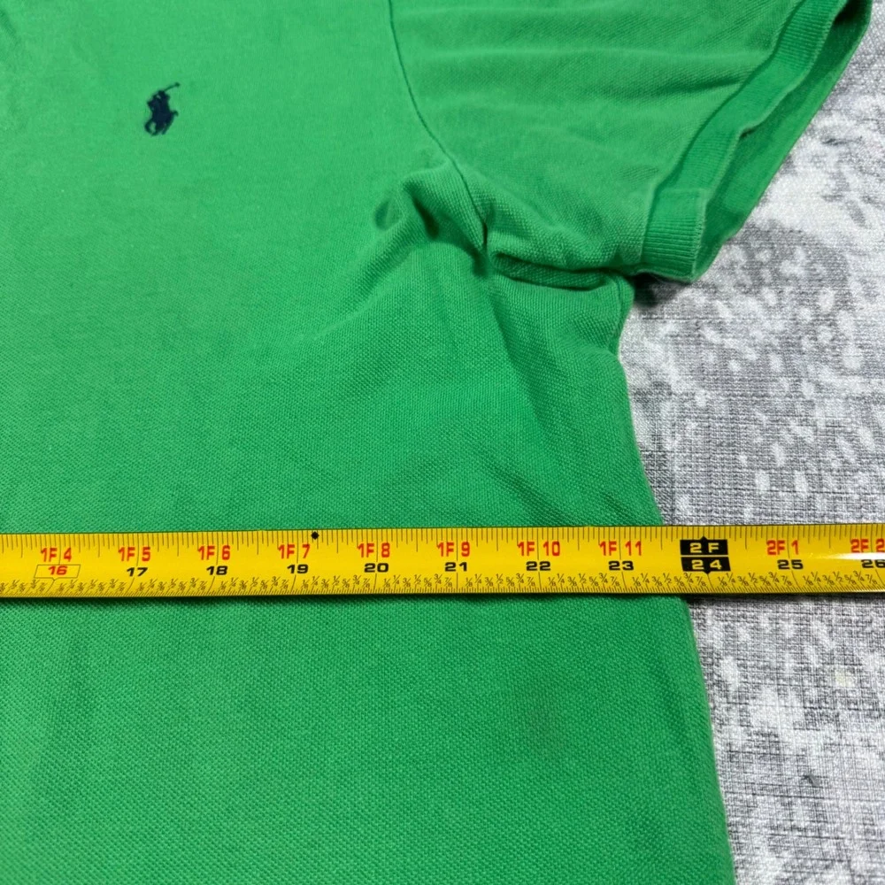 Polo Ralph Lauren Polo Shirt Mens XL Green Classic Fit Short Sleeve Pony Logo